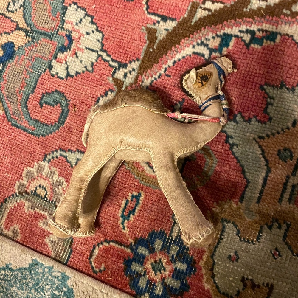 Vintage fur camel